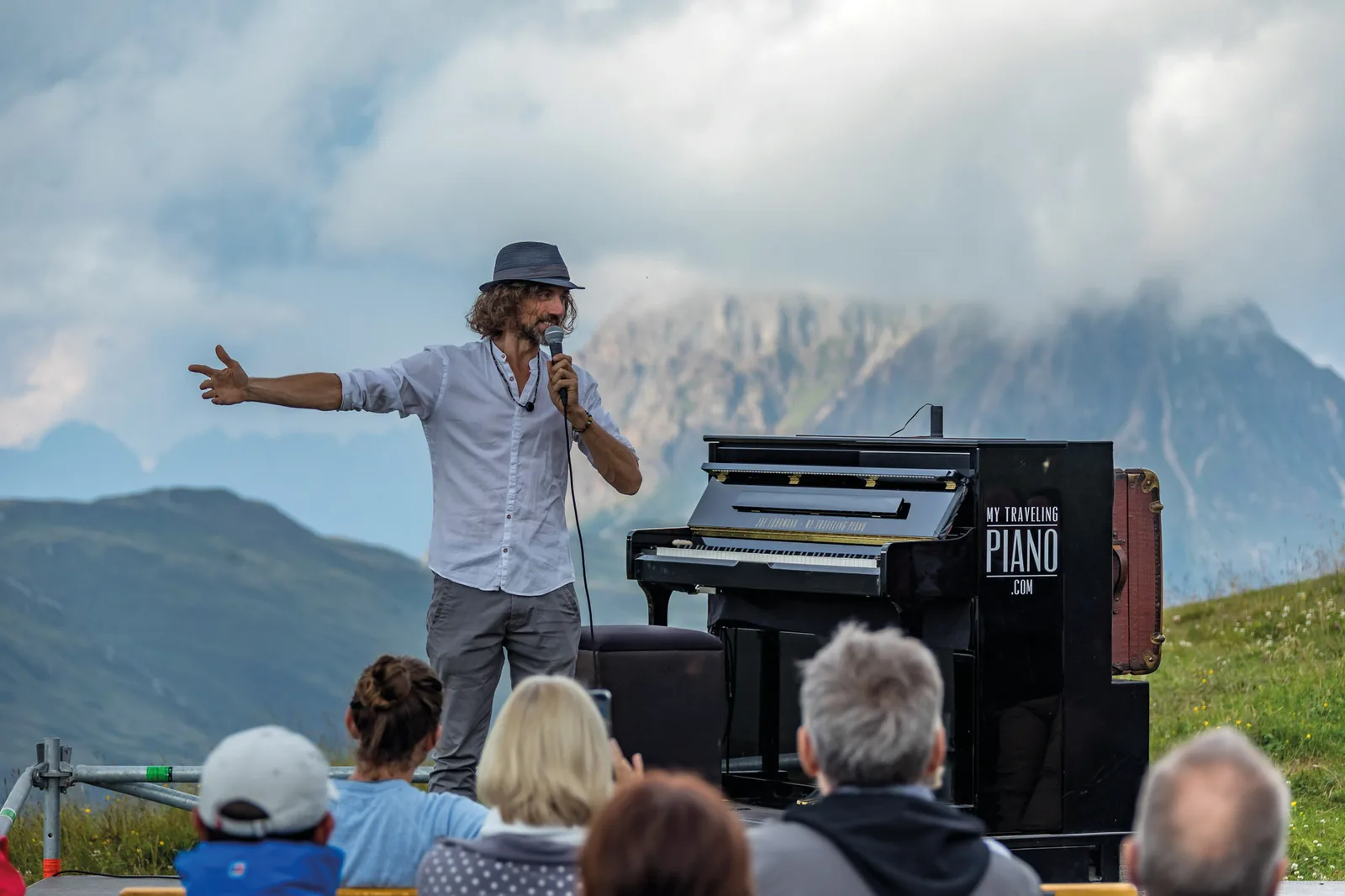 Concert at 2,000 meters — Wildkogel, Austria